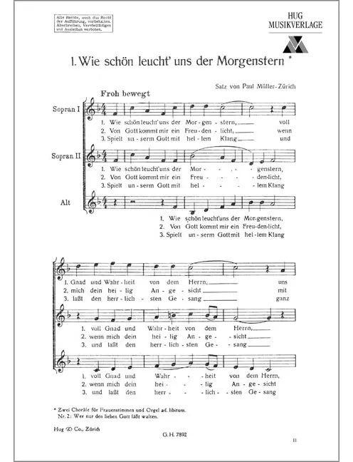 Wie schön leuchtet